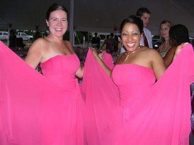 The dresses were very, very big.